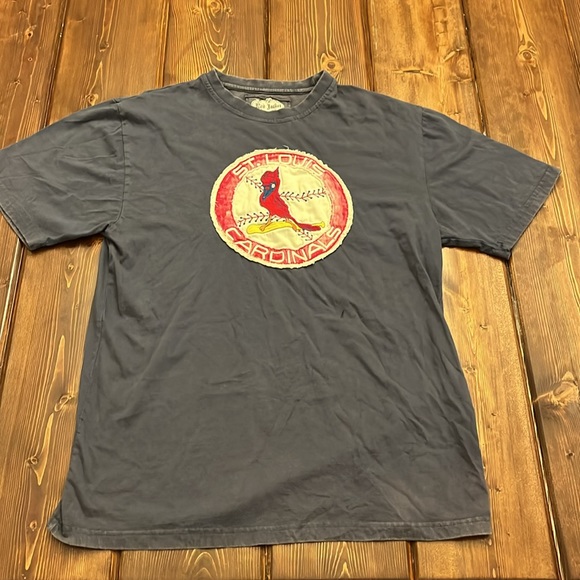 St. Louis Cardinals Red and Blue Men's Shirt - Picture 4 of 6